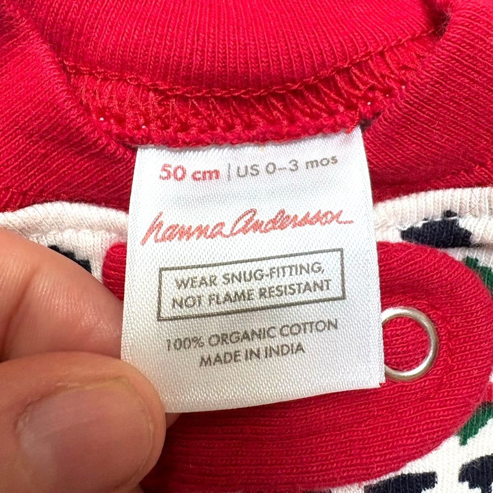 Hanna Andersson Carters Christmas Baby Sleeper Bundle Hat 7-Piece Lot Newborn 3M - Picture 5 of 7